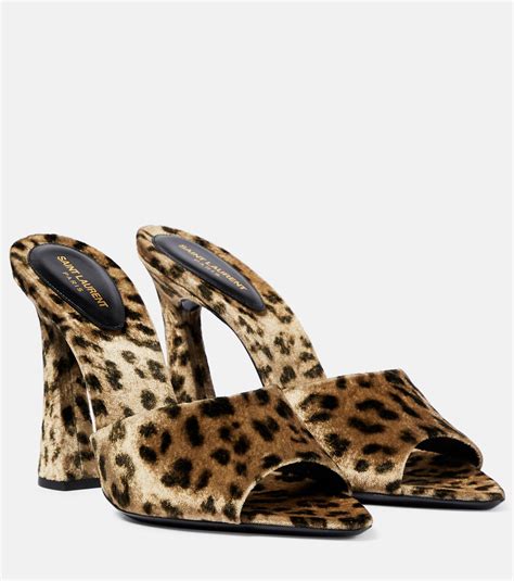 yves saint laurent mules|farfetch st laurent mules.